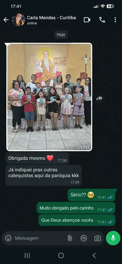 Depoimento de catequista 1